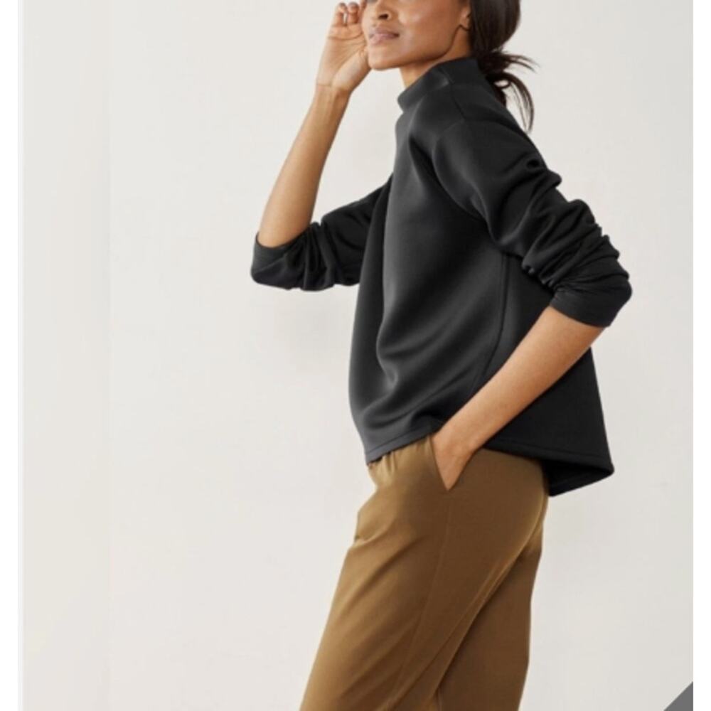 aday Like A Boss Pullover Top Black Women Size Medium